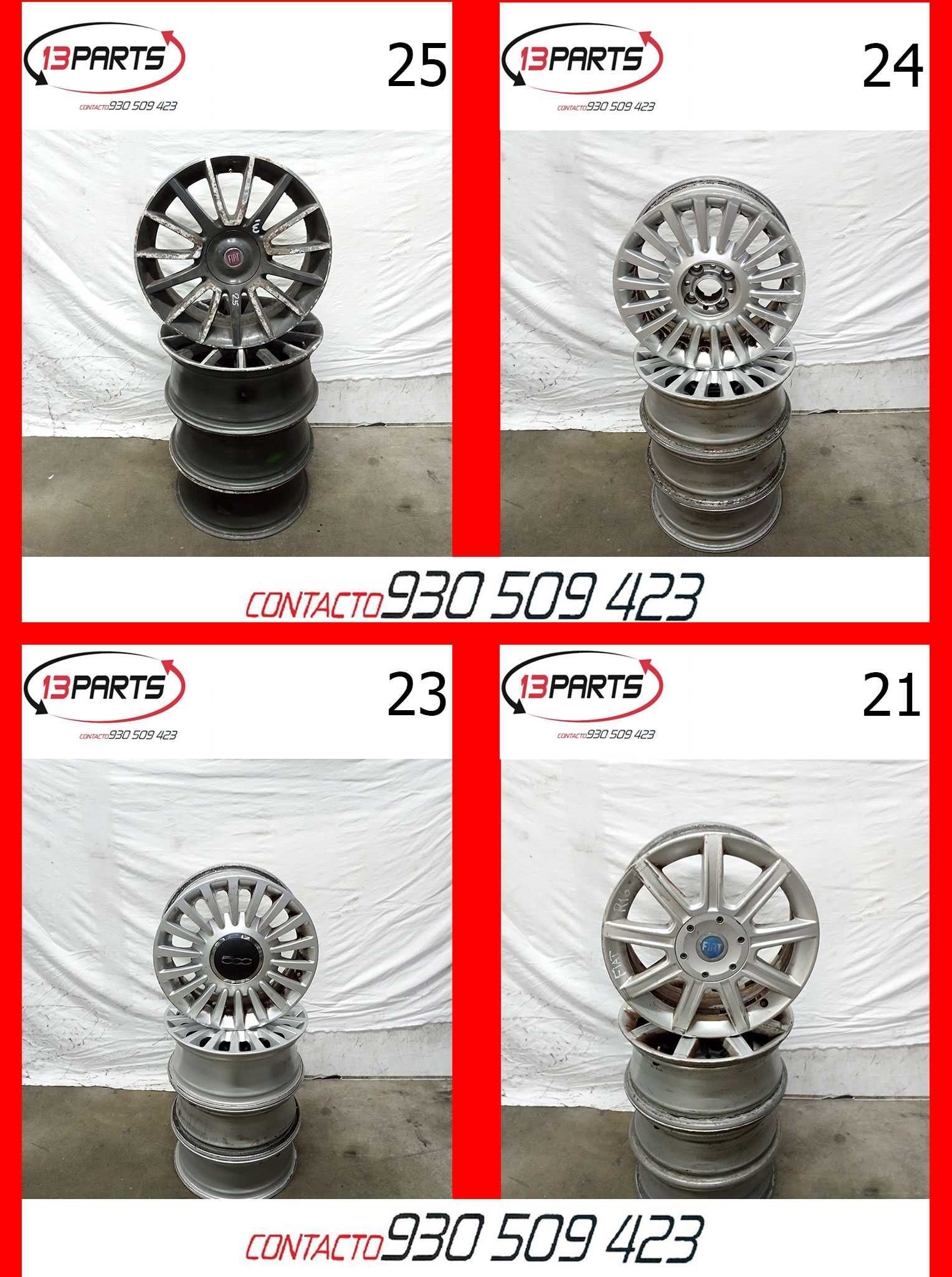Conjuntos Jantes Especiais Fiat