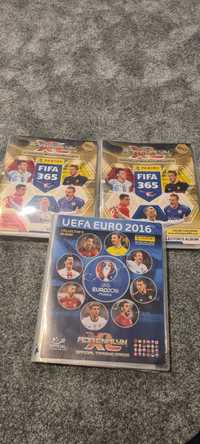 Albumy 2 szt. FIFA 365, UEFA EURO 2016, gratisy