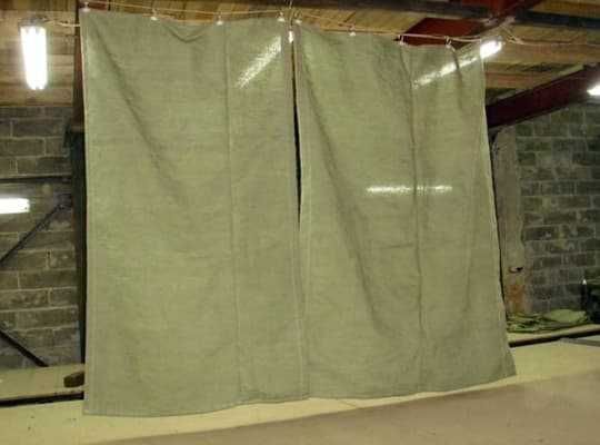 Огнеупорная штора для гаража/Вогнетревка /Вологостійка