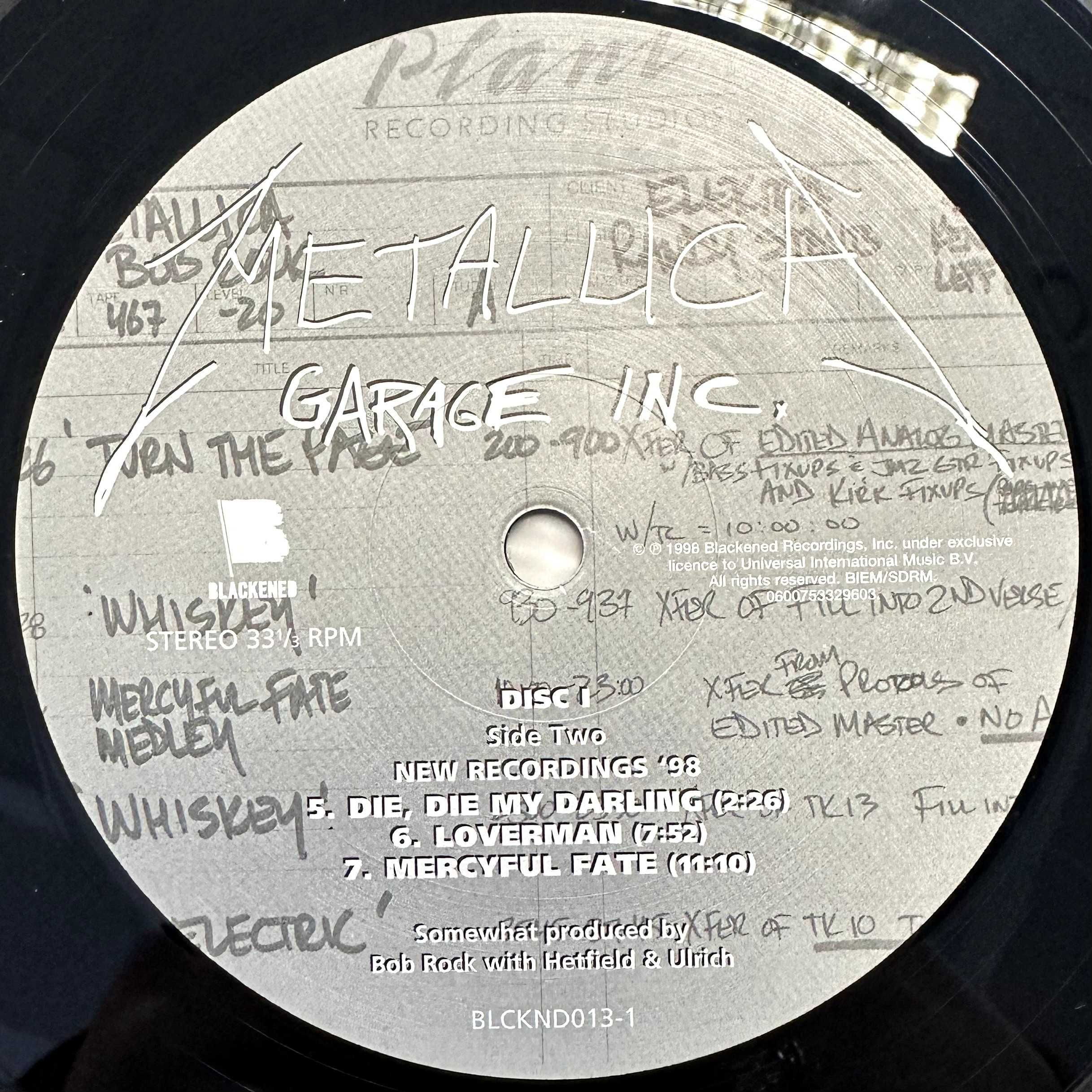 Metallica - Garage Inc. (Vinyl, 1998, Europe)