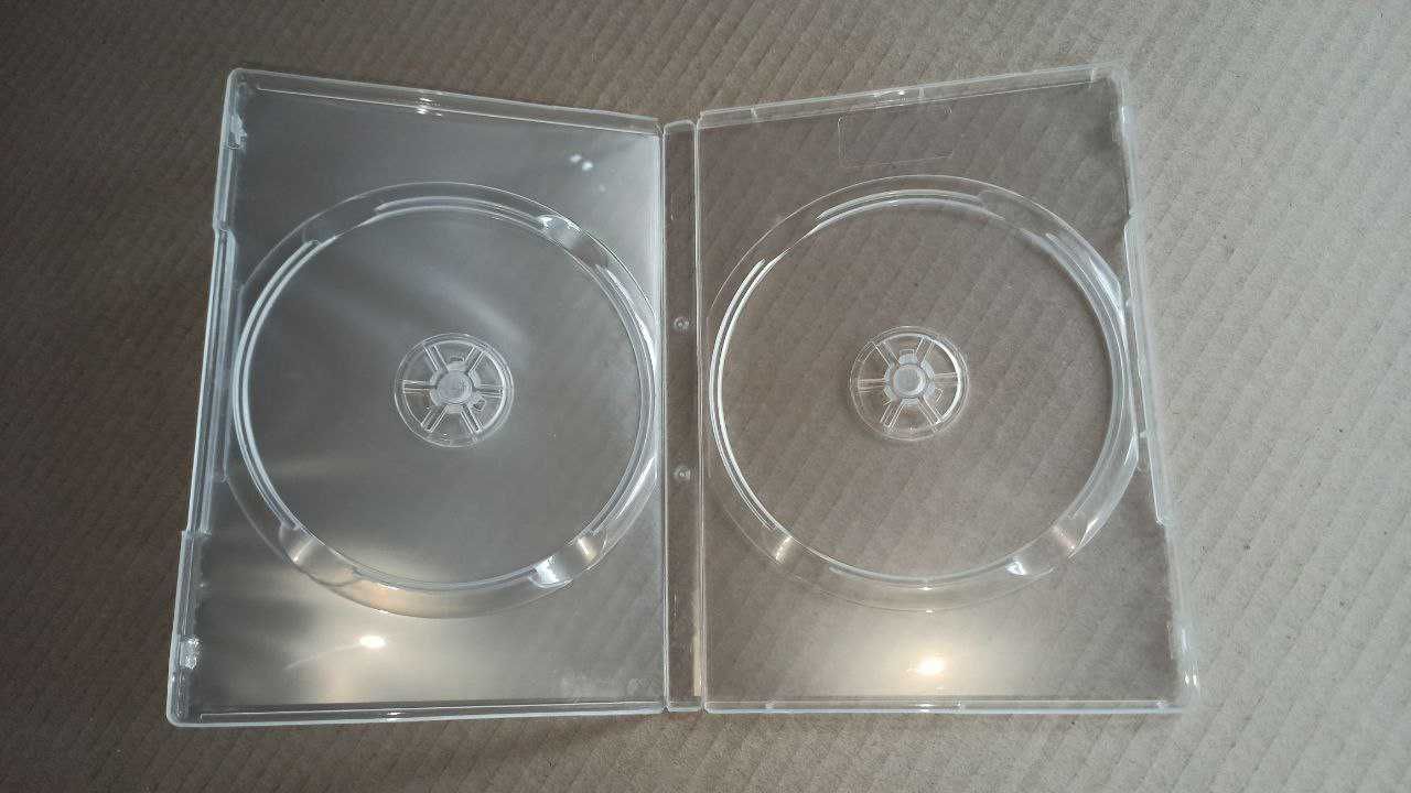 DVD бокс 9мм пластикові нові до DVD І CD дисків-на 1,2,3 і 4 диска.