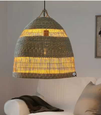 Klosz lampy boho wiszącej Torared Ikea 55cm