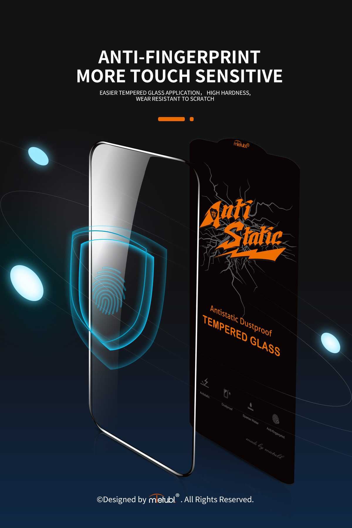 Скло антистатичне Mletubl Iphone Xr 15 16 Pro Max гурт
