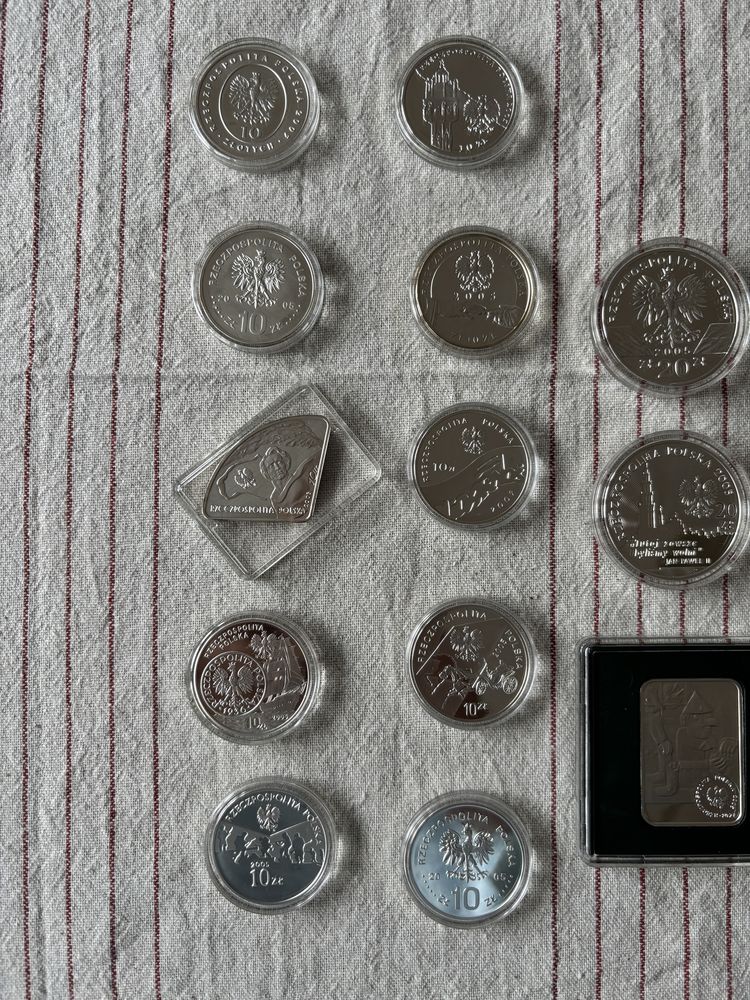 Komplet monet kolekcjonerskich NBP - rocznik 2005 - 10 i 20 zł