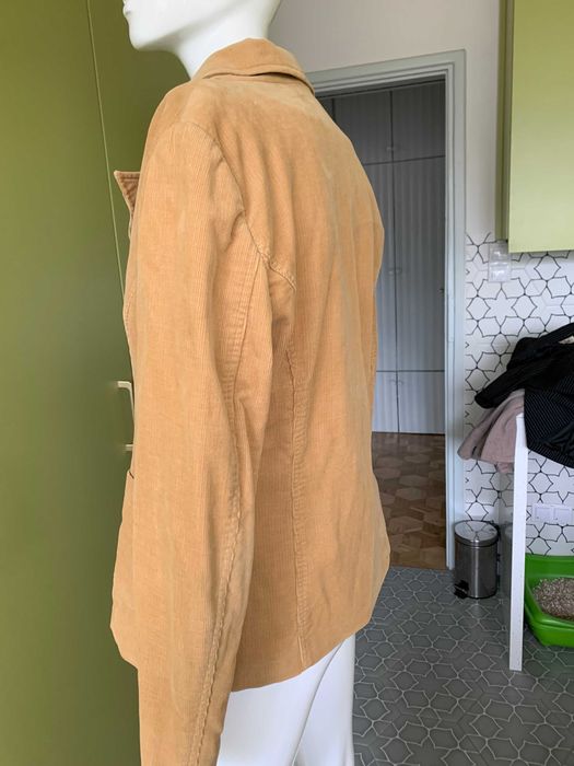 Żakiet marynarka ze sztruksu Vero Moda w kolorze beżowym roz. L 40