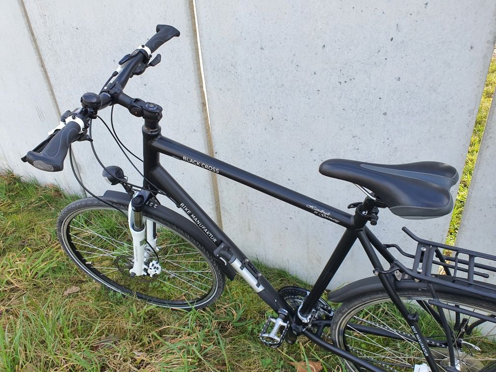 Rower trekkingowy Bike Manufaktur XL Black Cross 28" Shimano SLX Deore