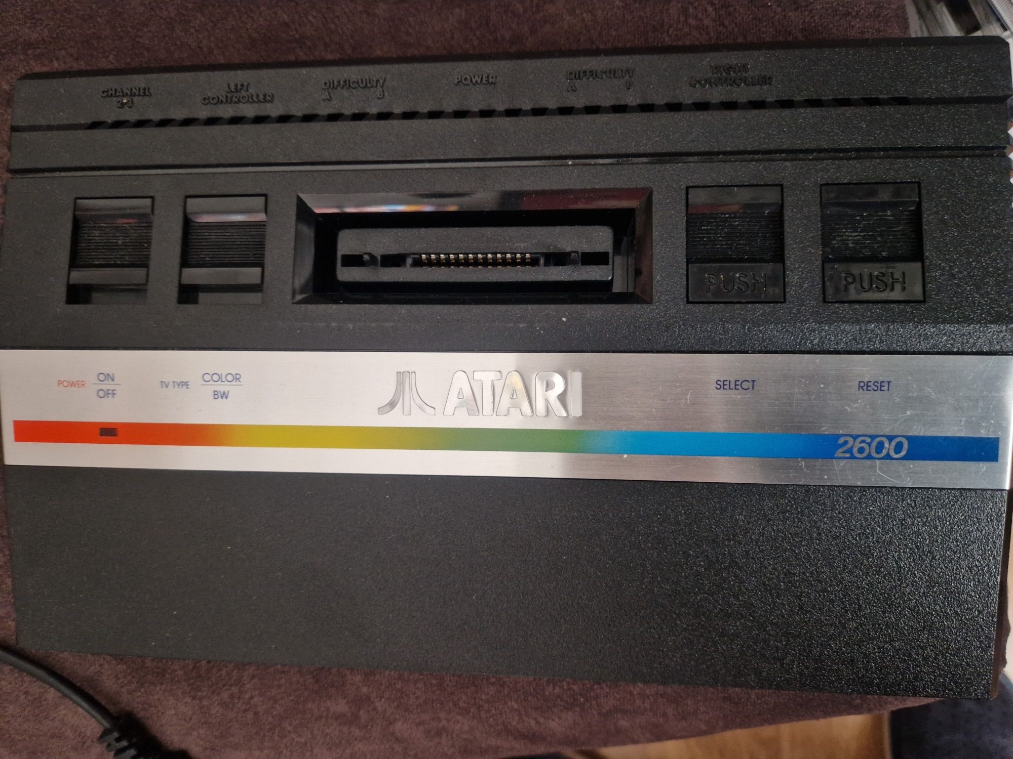 Konsola Atari 2600 + Gry + 2 pady + Oryginalne opakowanie