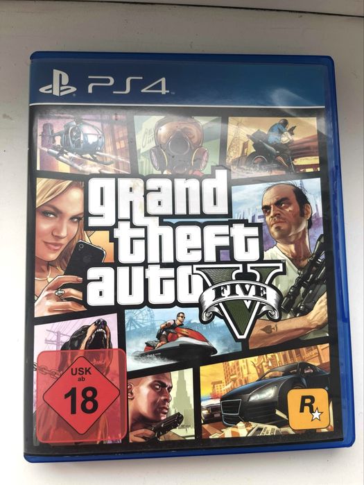 Диск gta 5, playstation 4, 5