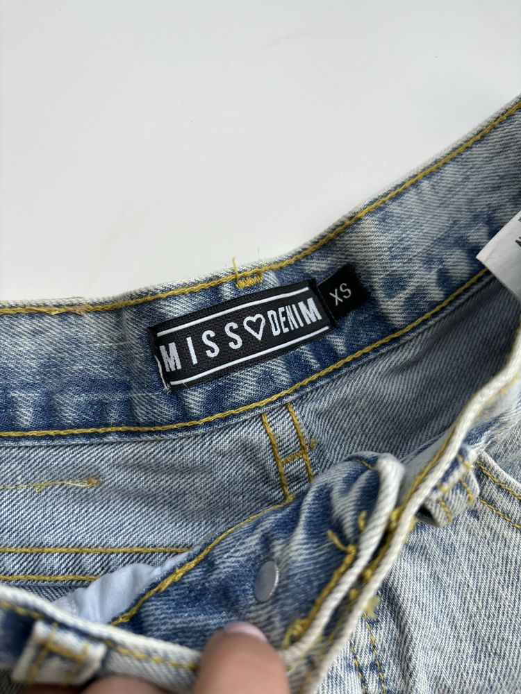 Szorty Spodenki jeansowe MissDenim Minimal Marmo XS