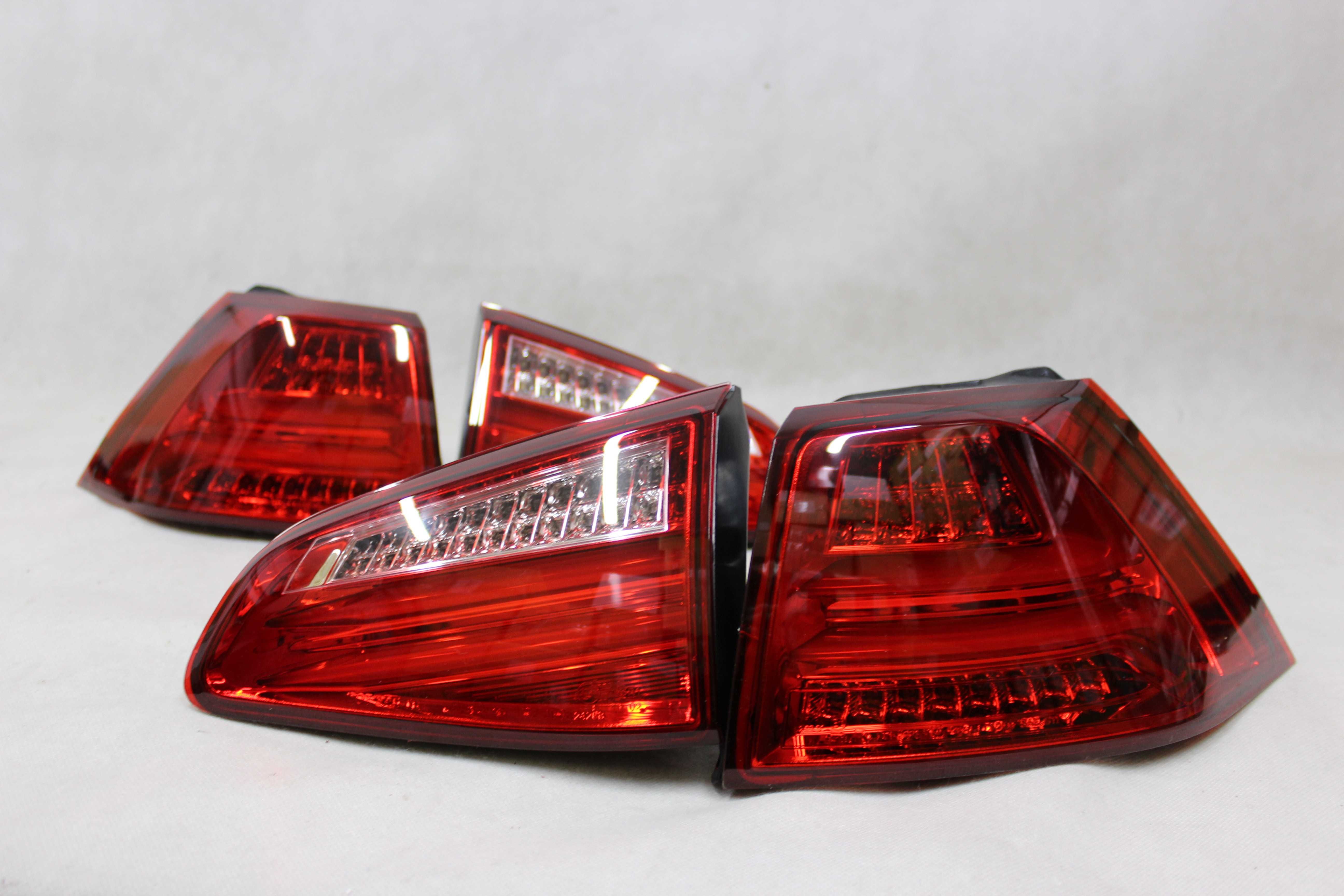 Lampy światła tył tylne VW GOLF VII 7 13+ Czerwone TUNING LED BAR NEON