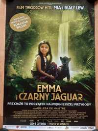 Plakat filmowy ,,Emma i czarny jaguar"