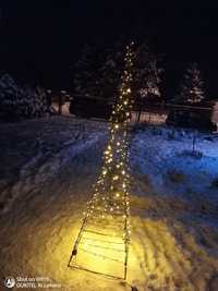 Choinka led zewnętrzna pylon dekoracje świąteczne