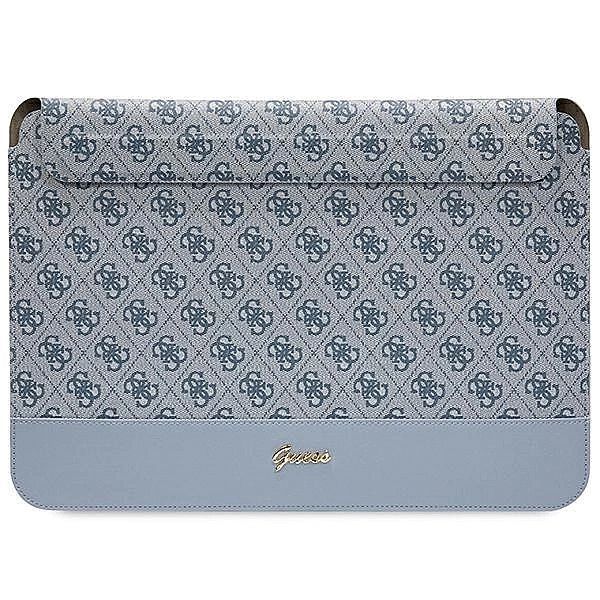 Pokrowiec Guess 4g Stripe Metal Logo na laptopa 14" - niebieski