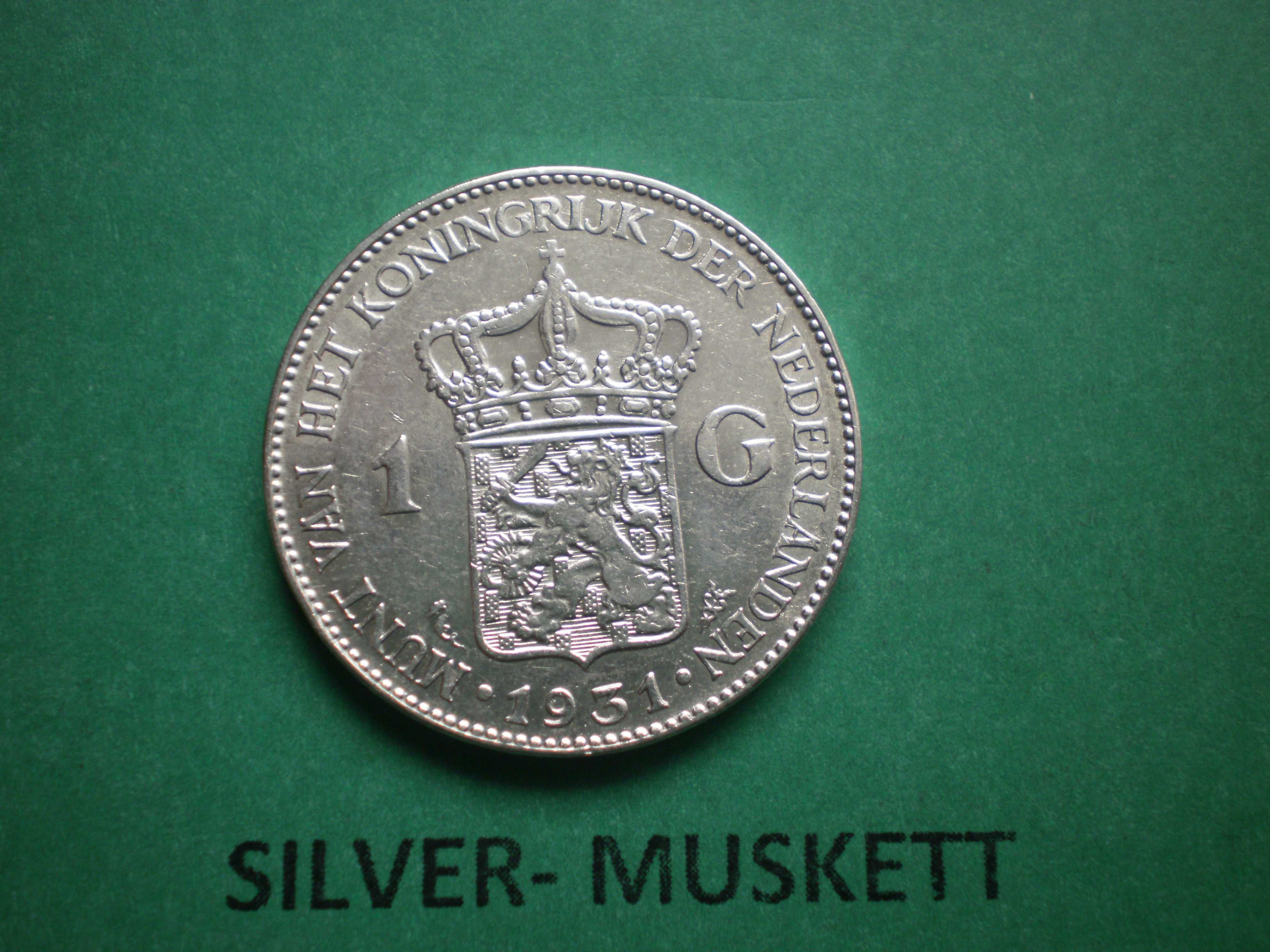 HOLANDIA -- 1 gulden - 1931 r - ORYGINAŁ