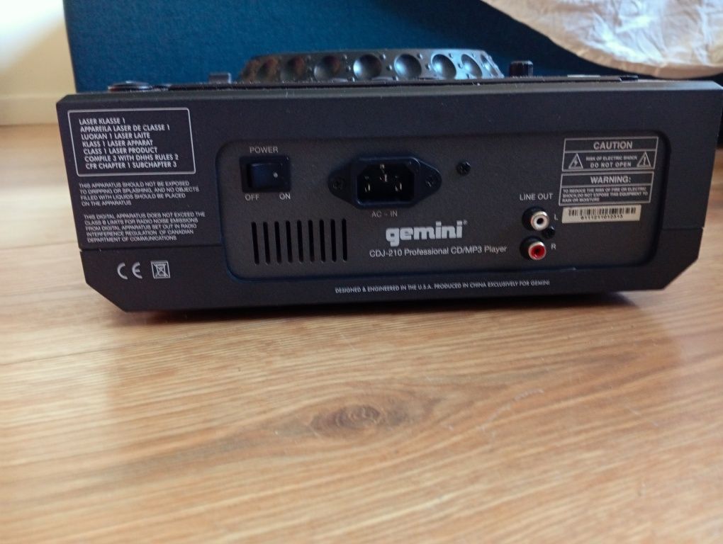 Gemini CDJ-210 Profesjonalny MP3/CD Player