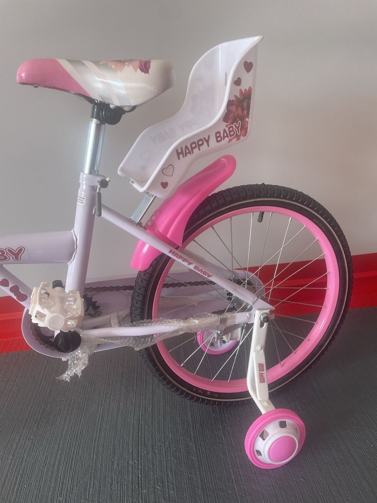HIT CENOWY! Rowerek, rower 20 cali Happy Baby, koszyk, fotelik 2024r