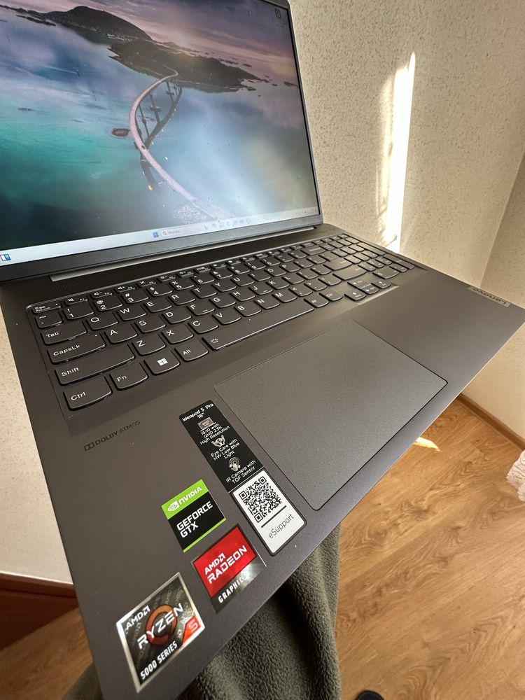 Lenovo IdeaPad 5 Pro 16ACH6 16" - 16GB RAM - 1TB SSD Dysk - GTX1650