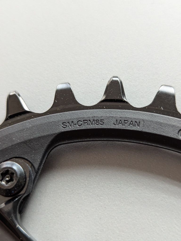 Zębatka rowerowa przednia Shimano XT SM-CRM85 34T ( Demontaż )