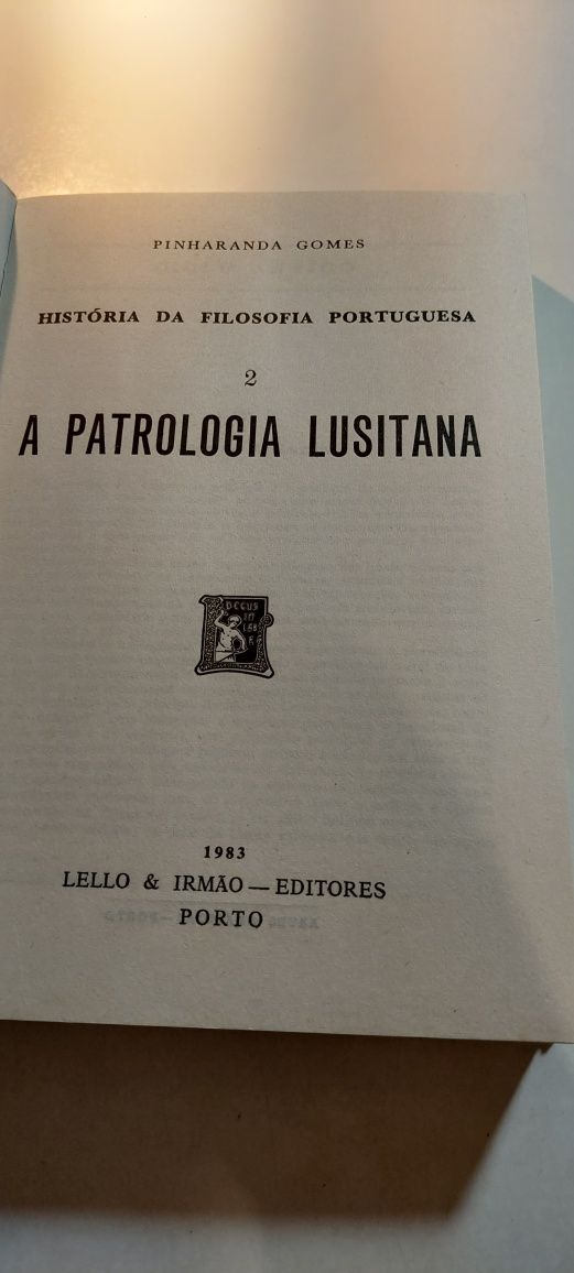 A Patrologia Lusitana - Pinharanda Gomes (1983)