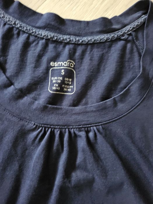 Granatowa ciążowa bluzka