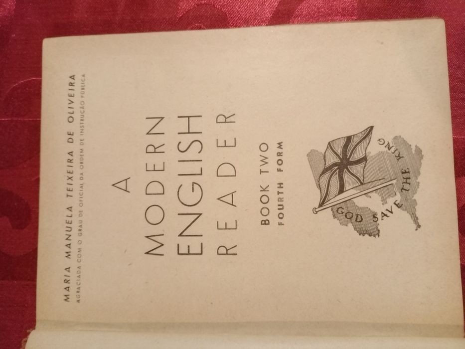 Livro muito antigo de inglês