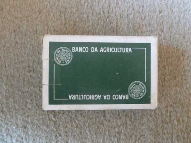 Baralho de cartas antigo, Banco da Agricultura, raro