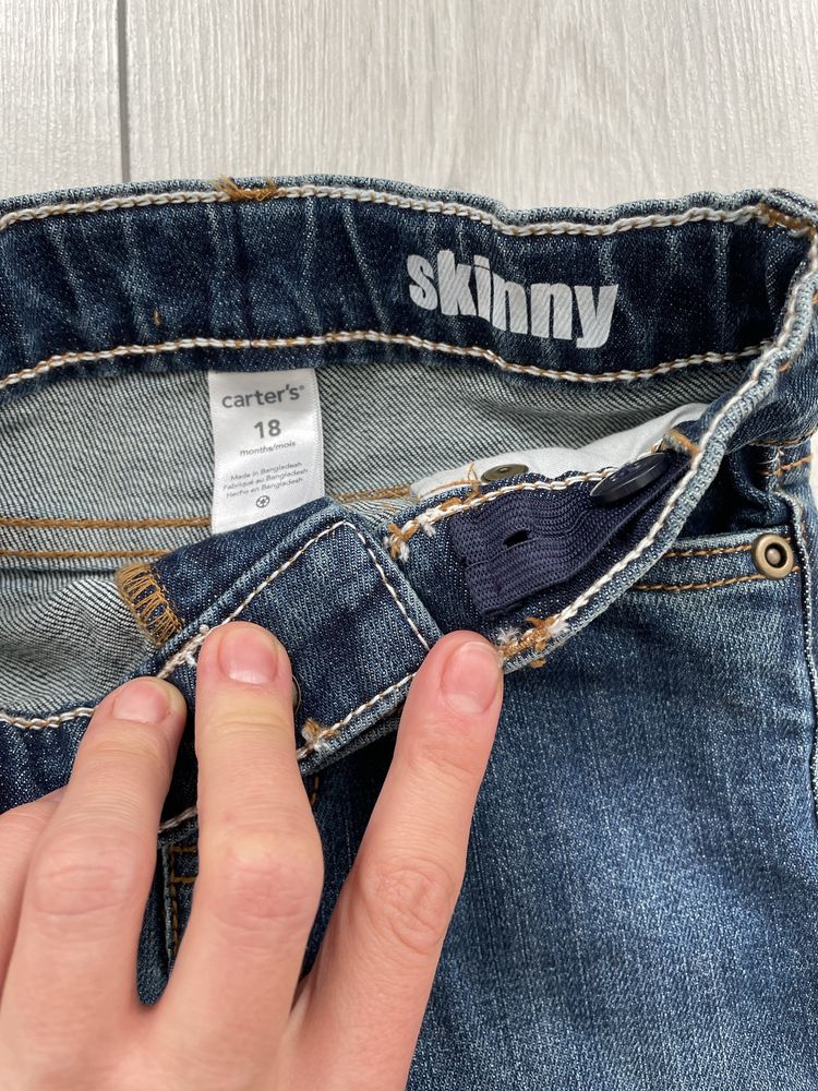 Дитячі джинси Carter’s skinny 18M