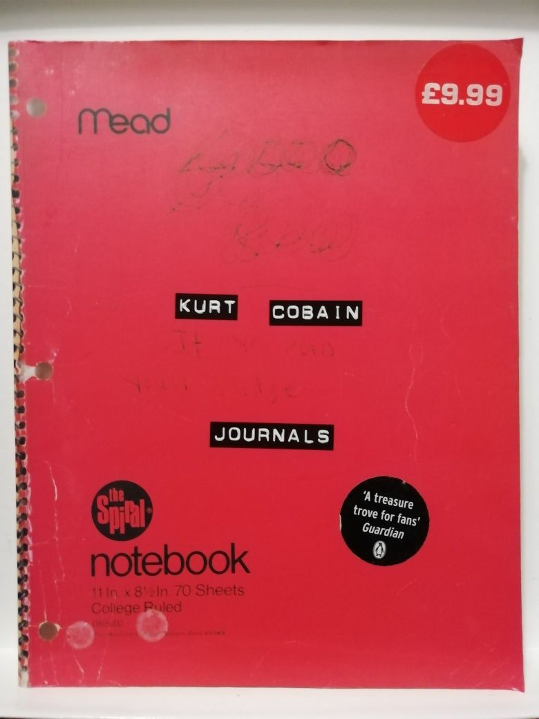 Kurt Cobain "Journals" po angielsku