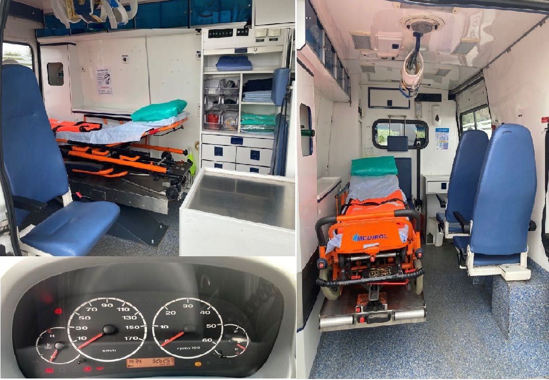 Ambulans Karetka Ambulance fiat Ducato baza pod kamper