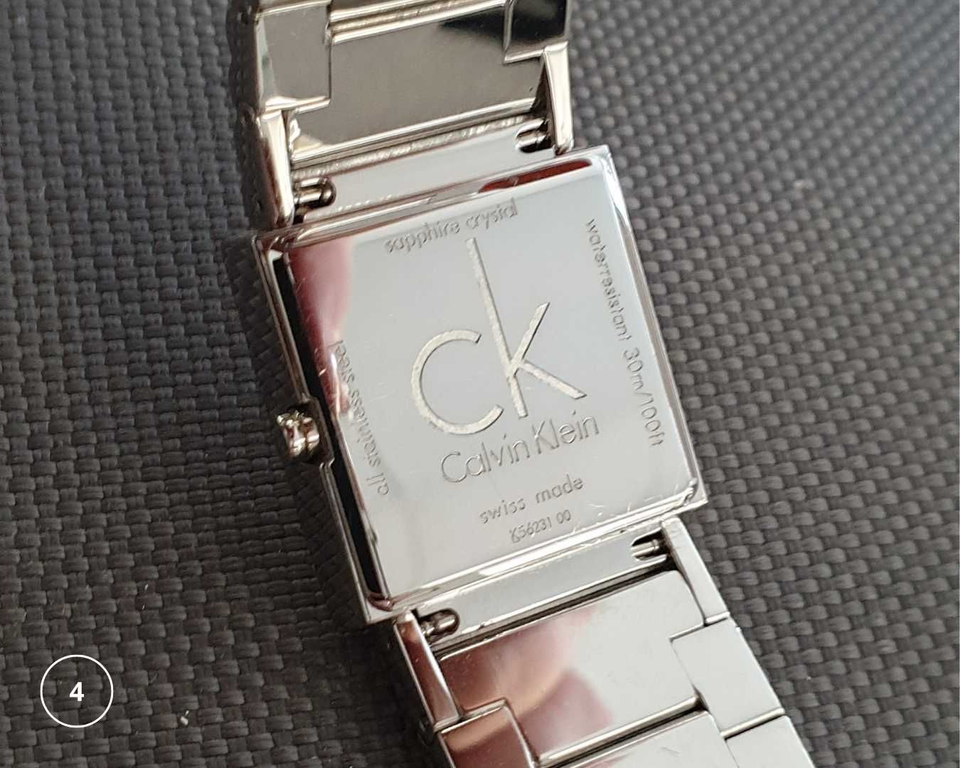 Oryginalny zegarek damski Calvin Klein SPOTLIGHT kwadratowy Swiss Made