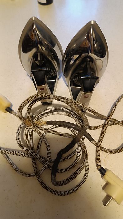 2 stare żelazka PRL vintage predom