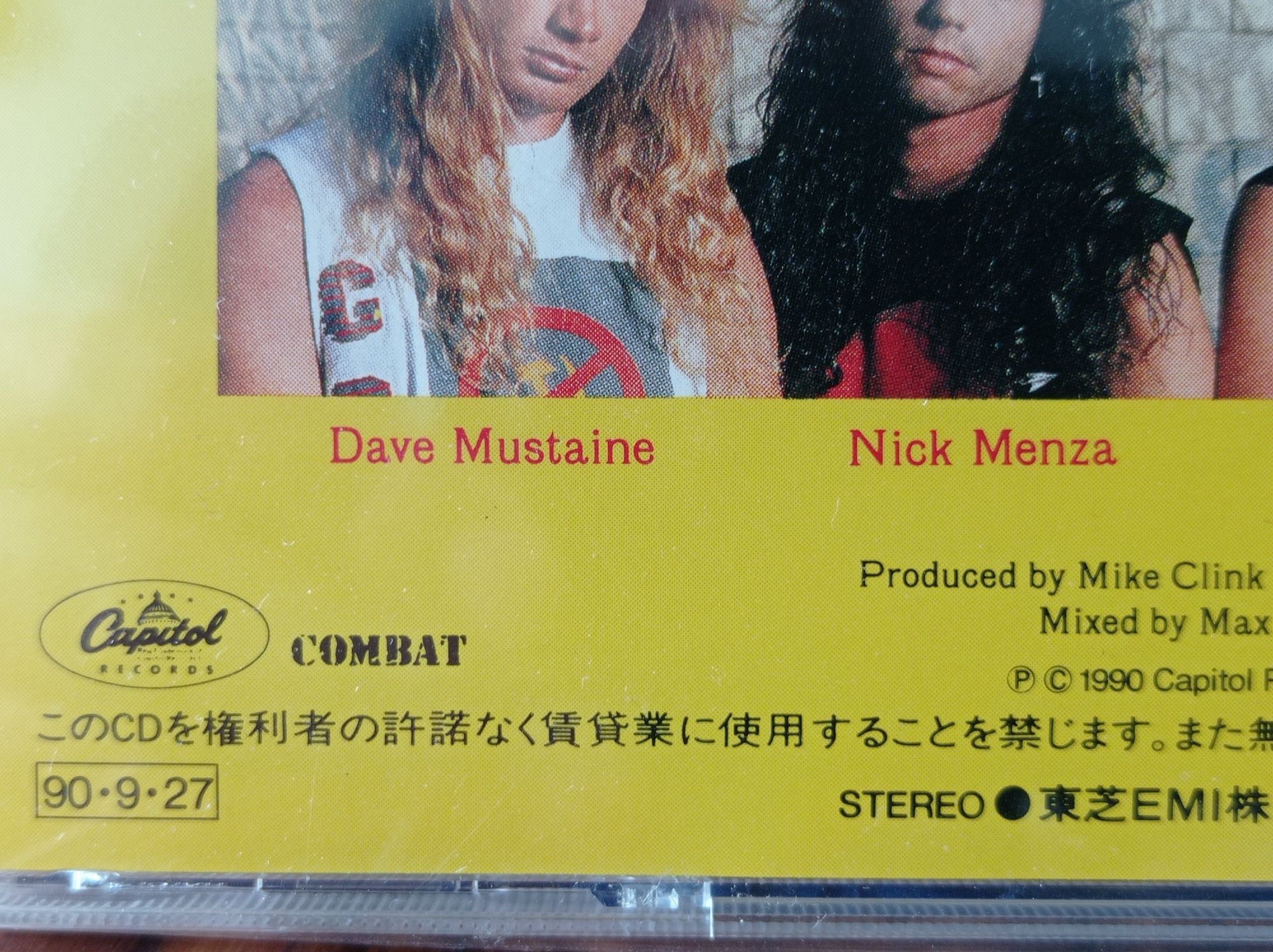 Płyta kompaktowa MEGADETH RUST IN PEACE oryginalne japońskie wydanie