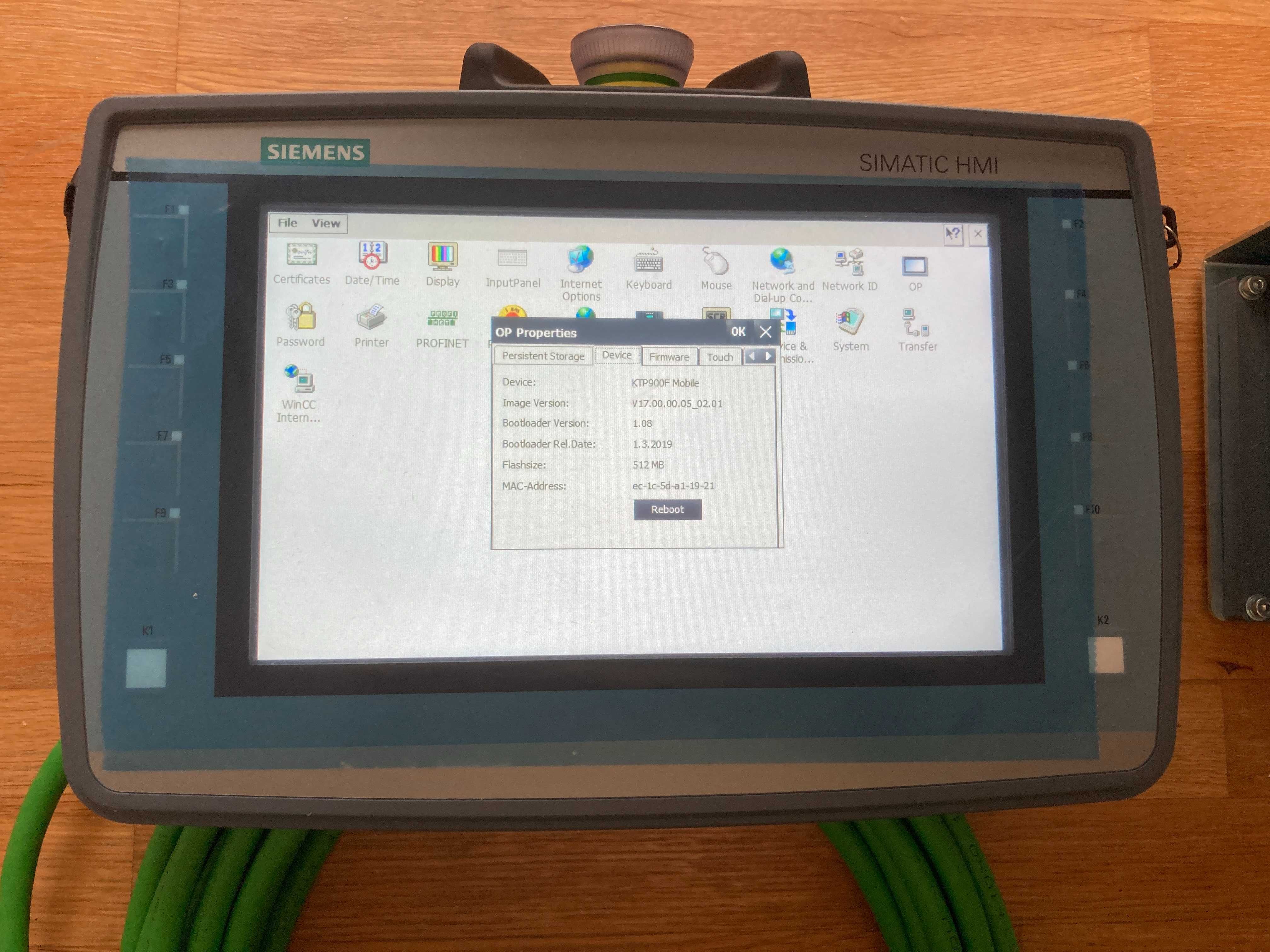 Siemens KTP 900F + Connection Box