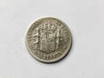 1 Peseta 1885 MS M Hiszpania Srebro