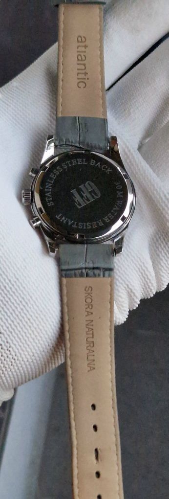 Zegarrr GFF Chrono ! Mechanizm Seiko VD53B ! Pasek Skóra Atlantic ! Ja