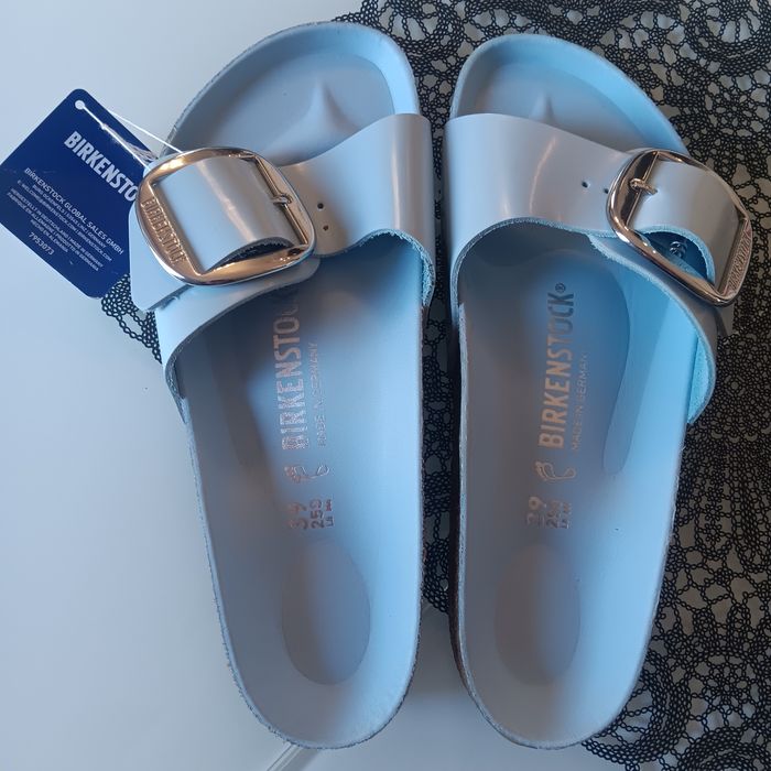 BIRKENSTOCK Klapki Madrid Big Buckle roz.39 orginal
skóra naturalna la