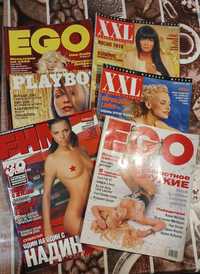 Журналы Playboy, XXL, EGO 2002 2003 2004 цена за все