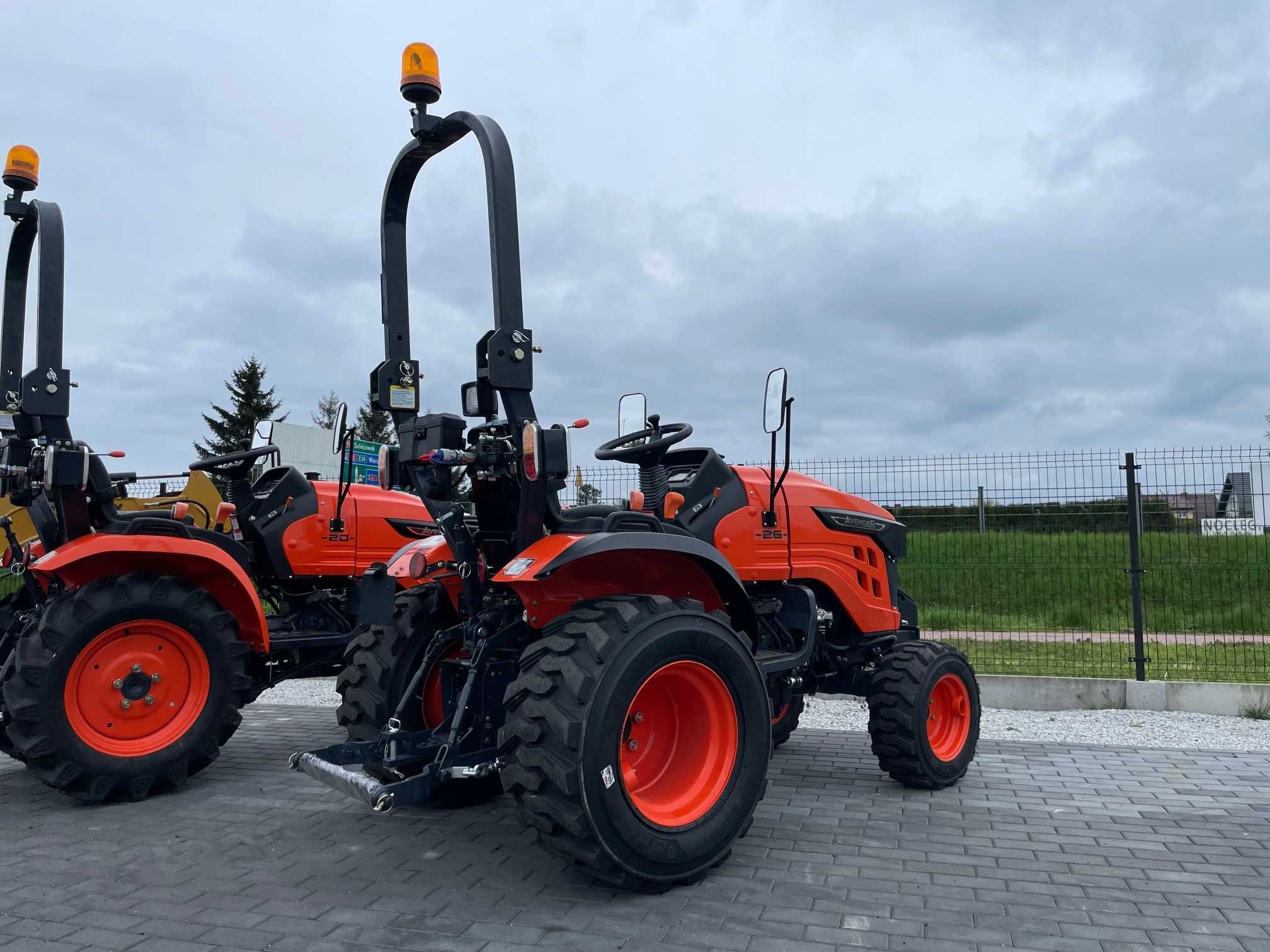 Mini Traktor NEX AVENGER 26 Industrial 4x4 traktorek silnik Mitsubishi