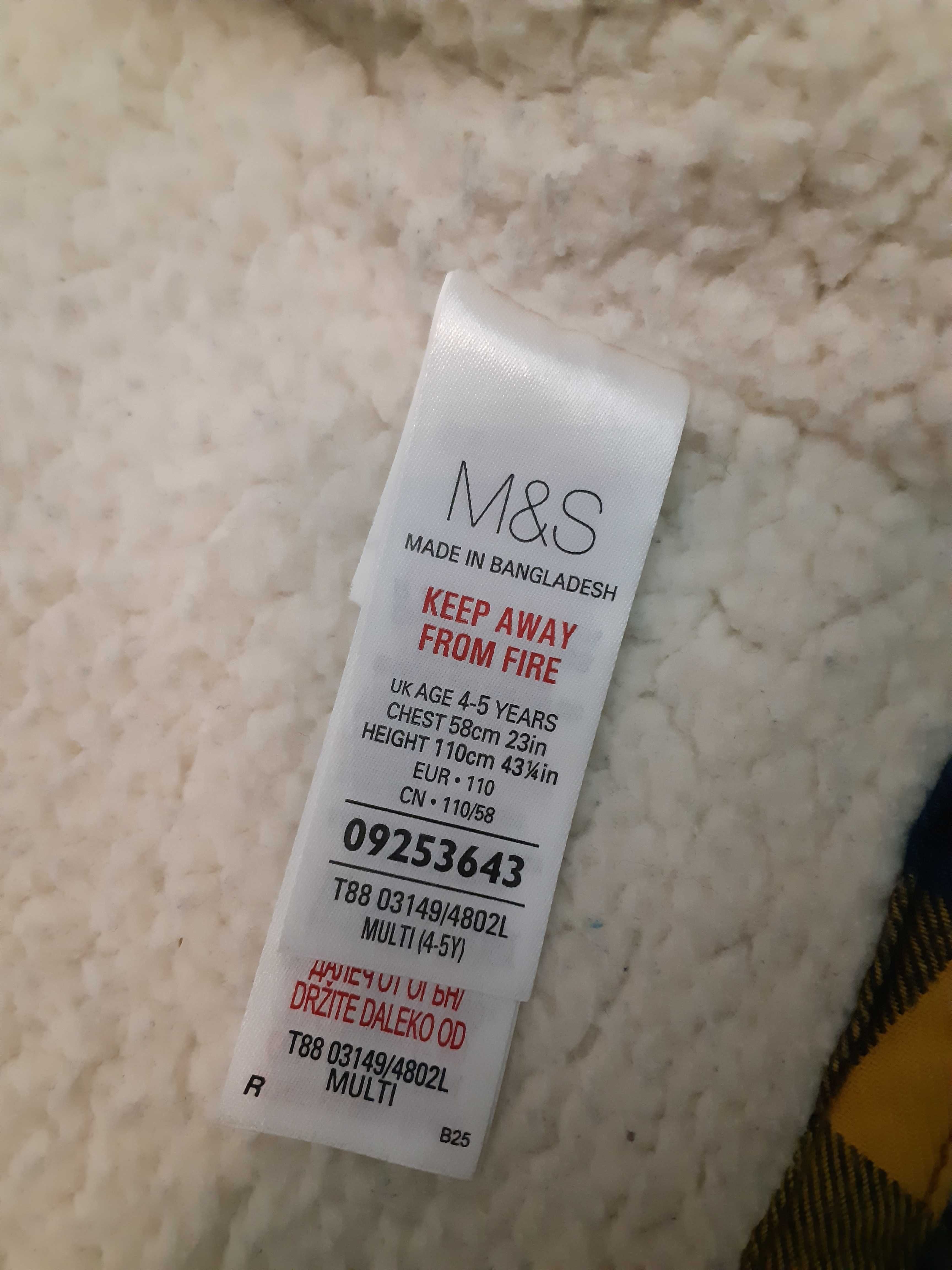 MARKS & SPENCER детская на мальчика куртка демисезон, кофта, стеганая