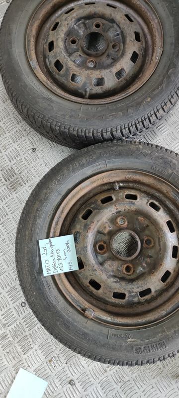 koła dębica 155/70 m+s 4mm 2009r 2szt r13 4x114