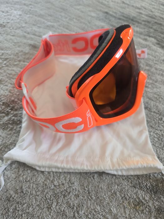 Gogle narciarskie POC pomarańczowe