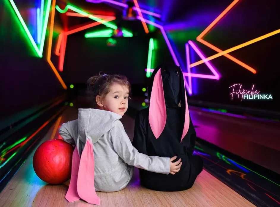 Bluza czarna królik 122