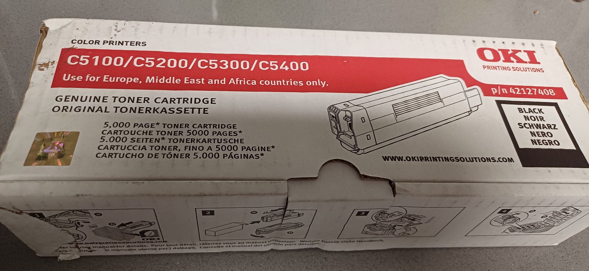 Toner OKI para C5100/C5200/C5300/C5400