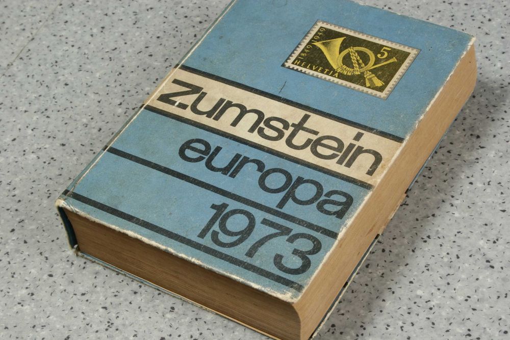 Katalog znaczków z Europy ZUMSTEIN, stan dobry