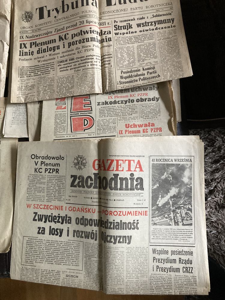 Gazety Solidarnosc i inne