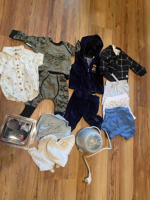 Duza paka, Odzież niemowlęca 50-68 dla chłopca