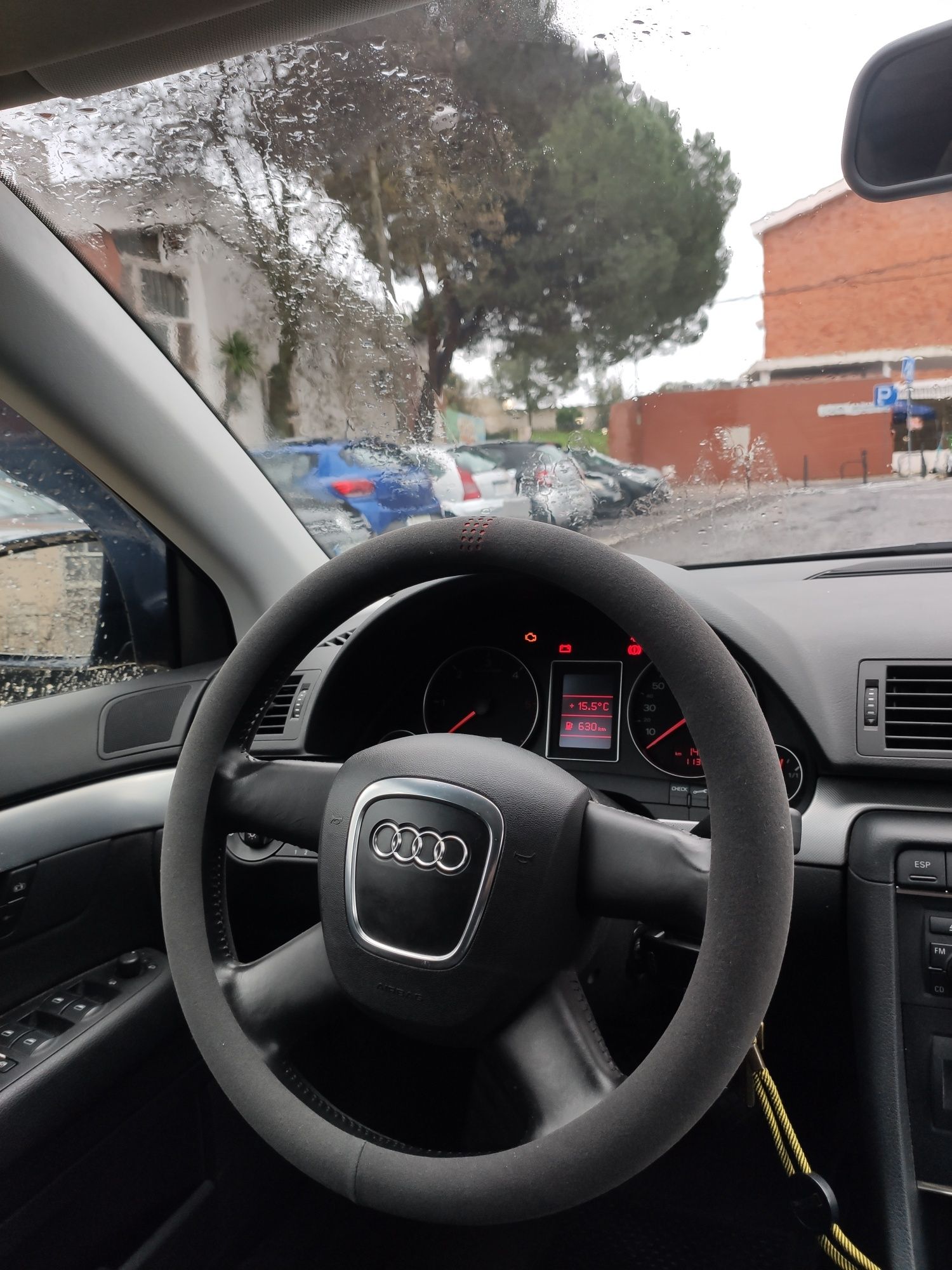 Capa de Volante em tecido Alcantara