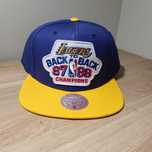 Czapka Mitchell & Ness NBA 87-88 Lakers Back to Back Snapback HWC