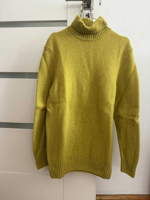 Zara golf męski w kolorze żółtym