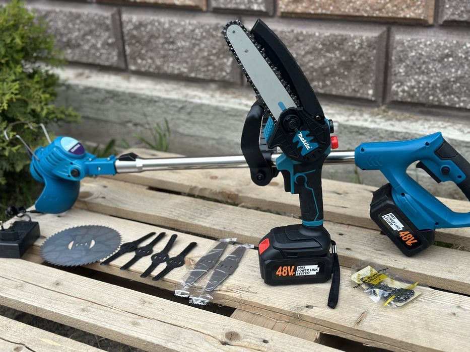 Акумуляторний набір Makita тример Ur100Dwae гілкоріз Makita Duc 155Nh